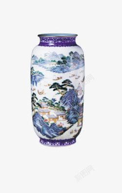 传统瓶子青花瓷罐高清图片