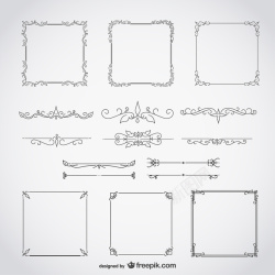 边框欧式花边矢量图素材