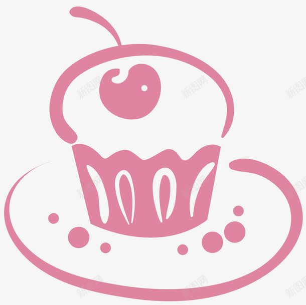 蛋糕装饰图图标png_新图网 https://ixintu.com LOGO psd 创意 平面设计 甜品 甜点 白色 蛋糕 装饰图 装饰图案 设计