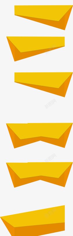黄色展示圆台扁平化几何装饰高清图片