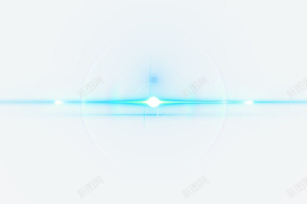 蓝色线性光png免抠素材_新图网 https://ixintu.com 光感 线条 装饰背景 青色
