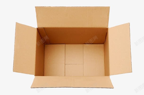 打开的瓦楞纸箱png免抠素材_新图网 https://ixintu.com 办公室 实物 打开 搬家盒子 瓦楞纸箱 空箱子 空纸箱 纸板 纸盒 纸箱