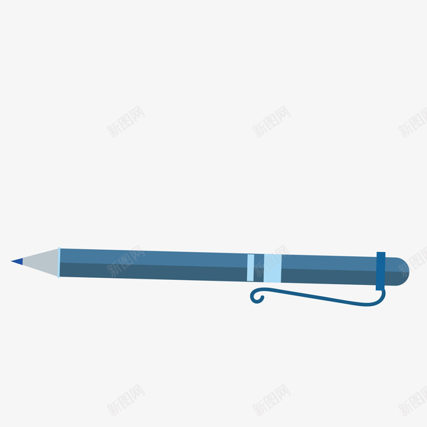 一支钢笔手绘简图png免抠素材_新图网 https://ixintu.com 书写 圆珠笔 学生用品 手绘图 笔尖 笔身 钢笔