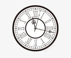 钟表欧式欧洲罗马钟高清图片