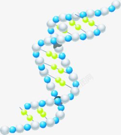 遗传研究蓝白色基因图案高清图片