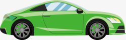 能源汽车绿色的全新新能源汽车矢量图高清图片