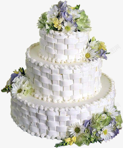欧式白色婚礼蛋糕png免抠素材_新图网 https://ixintu.com 婚礼蛋糕 欧式风格 浪漫婚礼素材 白色奶油 花朵点缀