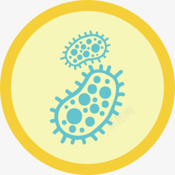 黄色细菌素材