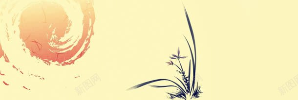 唯美淡雅中国风水墨画壁纸jpg设计背景_新图网 https://ixintu.com 中国风 企业 大气 山水 植物