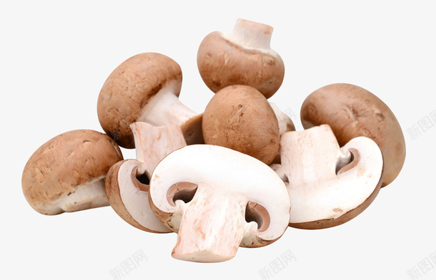 一小堆新鲜的香菇png免抠素材_新图网 https://ixintu.com 一堆 生鲜 蔬菜 香菇
