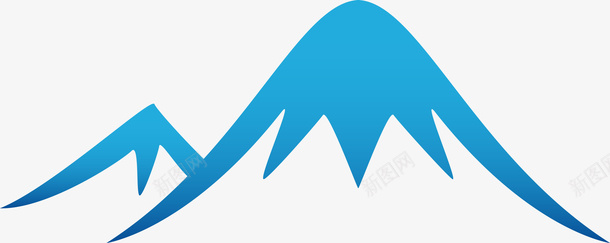 山脉线条图标png_新图网 https://ixintu.com logo 动感 图标 山峰 山水标志 山脉 山脉标志 标识 线条 轮廓 风光 风景