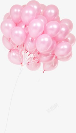 粉色气球浪漫素材