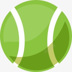 赛场绿色卡通网球高清图片