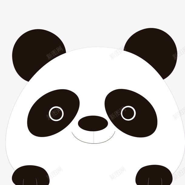 卡通扁平化熊猫头像矢量图ai免抠素材_新图网 https://ixintu.com 动物设计 卡通 头像 头像设计 扁平化 熊猫 熊猫人 熊猫涂鸦 熊猫眼 矢量图