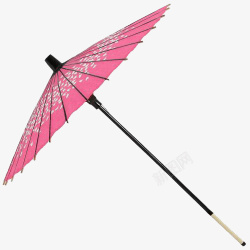 粉色伞粉色长柄伞高清图片
