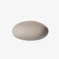 鹅卵石背景白色粗糙椭圆形鹅卵石实物高清图片