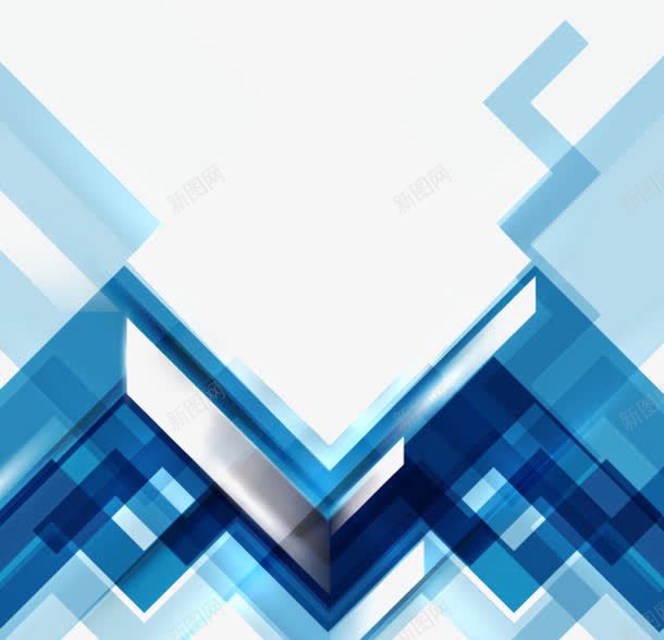 几何图案装饰png免抠素材_新图网 https://ixintu.com banner 几何图形 海报 点缀 蓝色 装饰