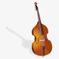 翡翠玉器宣传卡通大提琴高清图片