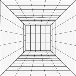 几何菱形图透视网格几何网格高清图片
