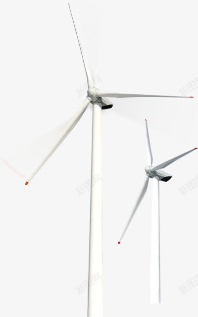 白色春天风力发电装置png免抠素材_新图网 https://ixintu.com 发电 春天 白色 装置 风力