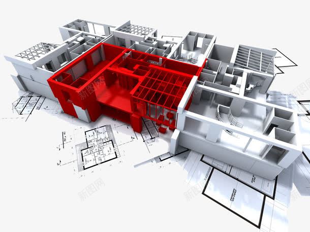 3D模型png免抠素材_新图网 https://ixintu.com 3D 3d模型png 建模 建筑 户型矢量图片ps 房屋 模型 模型免扣 模型免扣图片