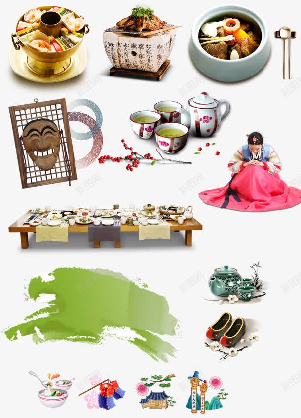 美食png免抠素材_新图网 https://ixintu.com 桌子 火锅 美女 美食