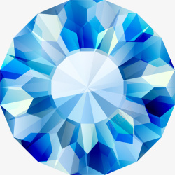 蓝色钻石黄冠菱形宝石钻石图高清图片