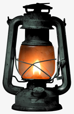 矢量煤油灯非常古老的煤油灯高清图片