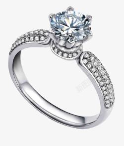 钻石戒指设计一枚钻戒高清图片