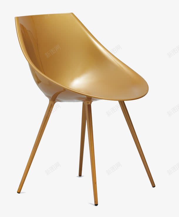 简约椅子png免抠素材_新图网 https://ixintu.com 光亮 坐位 坐席 座位 棕色 椅子 靠背