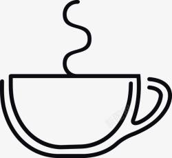 简易咖啡杯子图图标图标