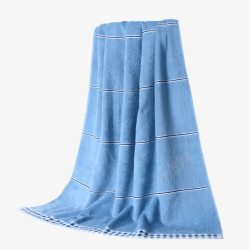 蓝布毛巾纯棉蓝布高清图片