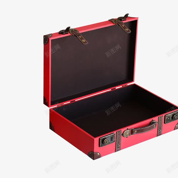 红色手提箱png免抠素材_新图网 https://ixintu.com 手提箱 打开的手提箱 打开行李箱 红色箱子 行李箱