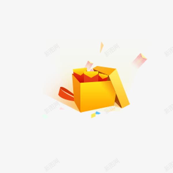 黄色礼盒png免抠素材_新图网 https://ixintu.com 反馈 店铺装饰 红包 超值 超值大礼包