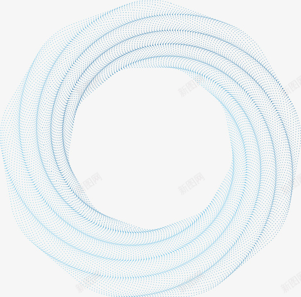 浅蓝色的螺旋状圆形png免抠素材_新图网 https://ixintu.com 创意 卡通手绘 漩涡 立体 花纹 蓝色 装饰