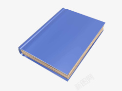 干净崭新的蓝色蓝皮书素材