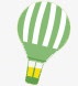 绿色热气球简笔画png免抠素材_新图网 https://ixintu.com 热气球 简笔画 绿色