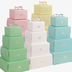 生日蛋糕包装盒欧式包装盒高清图片