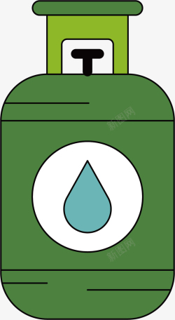 储气罐简约煤气罐标矢量图图标高清图片