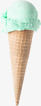 绿色冰淇淋素材