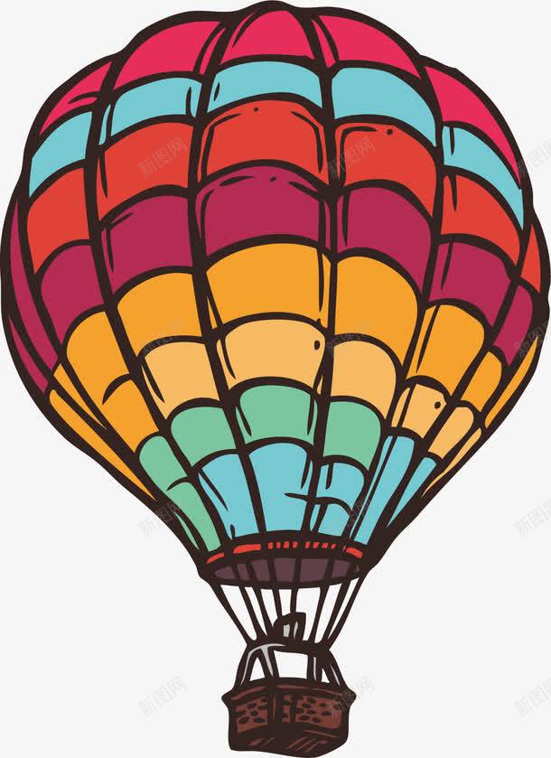 多彩的热气球png免抠素材_新图网 https://ixintu.com 土耳其 彩色 热气球 热气球旅行 矢量素材