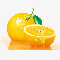 橙子饮品橙汁橙子饮料饮品水果高清图片