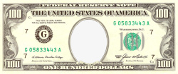 钞票美元钞票模板psd源文件高清图片