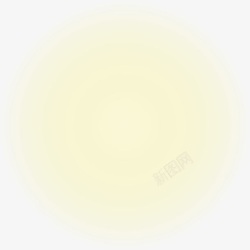 黄色光芒黄色圆圈光芒高清图片
