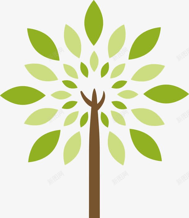 茂盛的绿色小树苗png免抠素材_新图网 https://ixintu.com 叶子 大树 小树 成长过程 树 树木 树苗 植物 绿色 绿色植物 茁壮成长