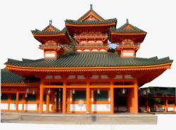 中国寺庙建筑素材