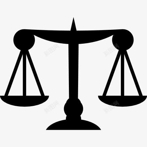 平衡图标png_新图网 https://ixintu.com 判断 审判 正义 法律 称重 重量