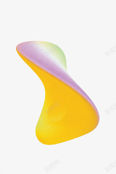 黄紫色抽象3D立体图形png免抠素材_新图网 https://ixintu.com 3D 不规则 不规则图形 几何图形 彩色 抽象 渐变 立体 黄紫色