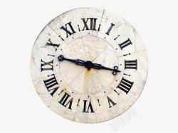 钟表欧式大理石纹理罗马钟高清图片