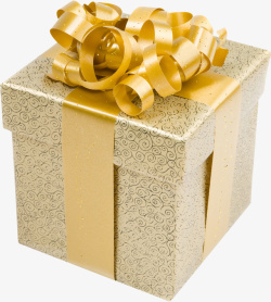 金色贴纸礼盒素材